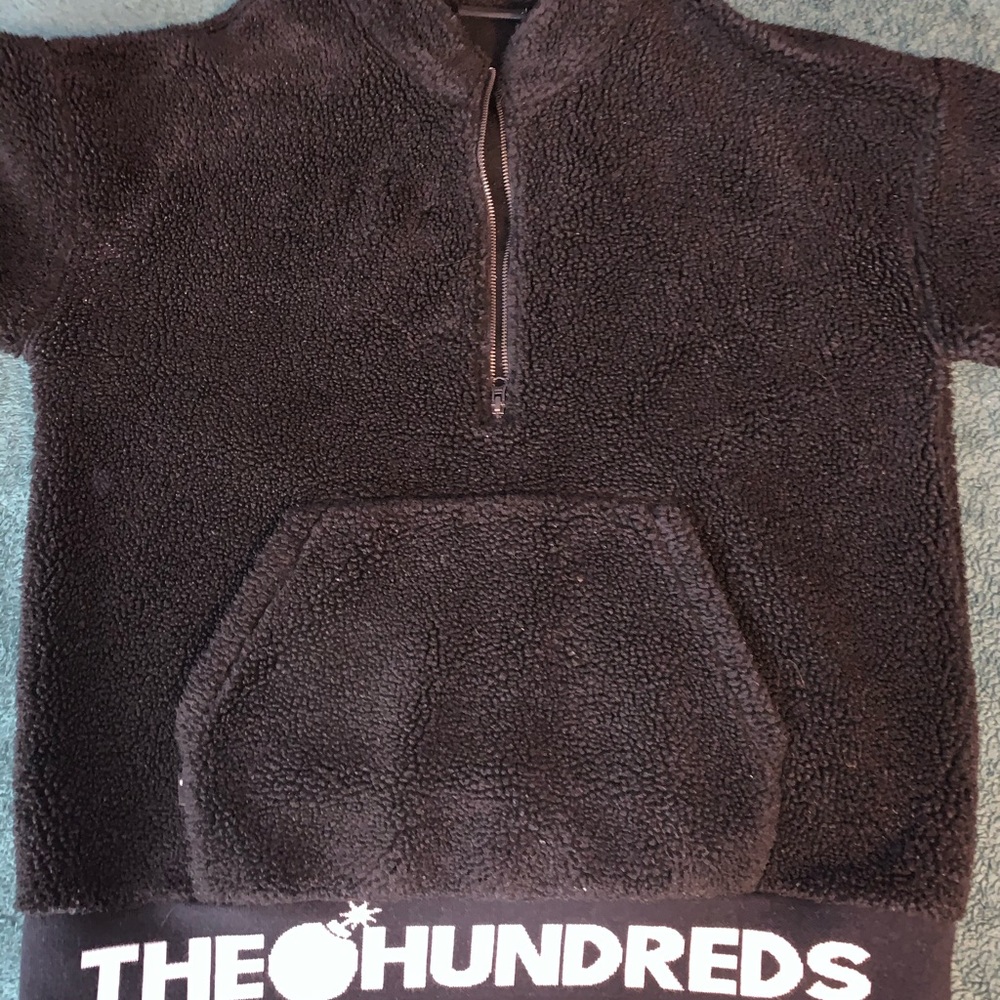The Hundreds pullover fuzzy jacket